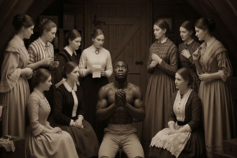 Seven wives secretly bought a slave to share in the attic: The Scandal of 1860
