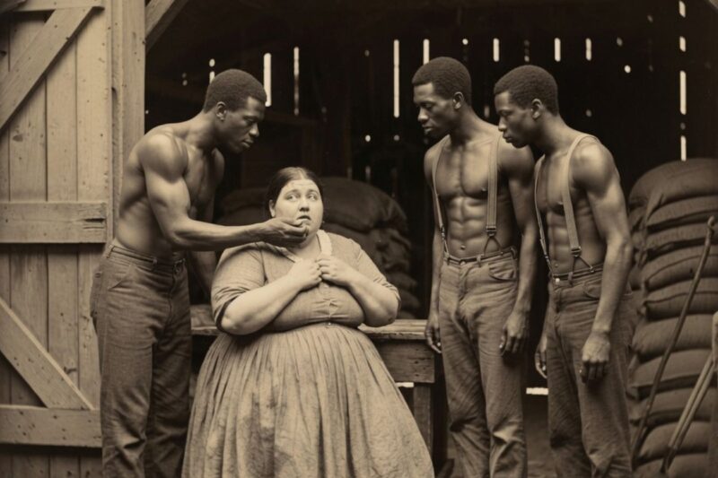 The plantation owner married off her obese daughter to three slaves… What happened to her body in the BARN