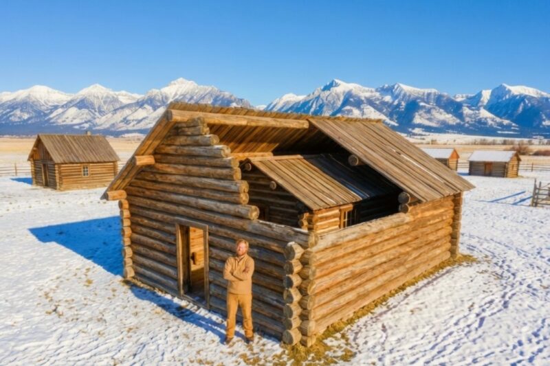 Everyone Asked Why He Built Two Cabins With a Gap Between — Until That Gap Hit 50° at 30 Below