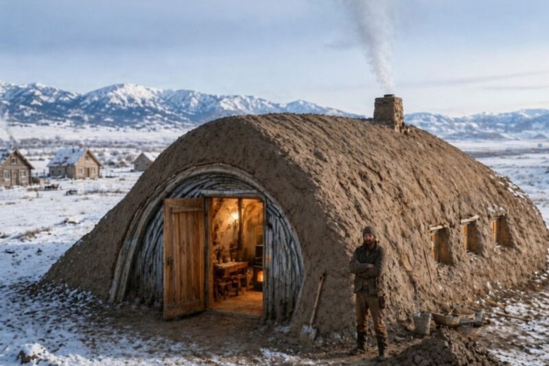 He Covered His Quonset in Mud So Thick It Looked Like a Hill — Then the Worst Freeze Came
