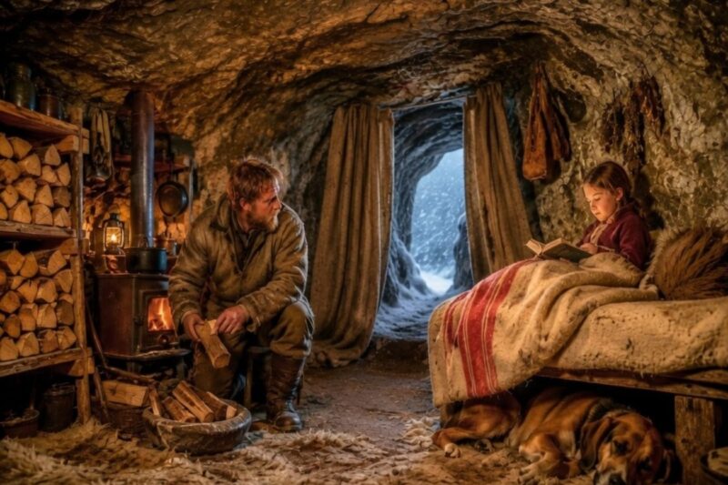She BuiIt A SheIter No 0ne CouId See Beneath The Barn, Then Winter Came…