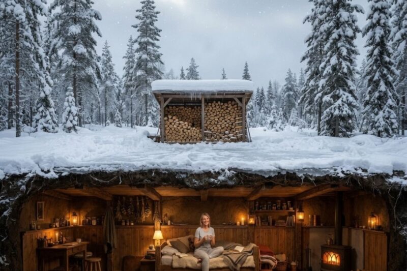 He Built A Shelter No One Could See Beneath The Barn, Then Winter Came…